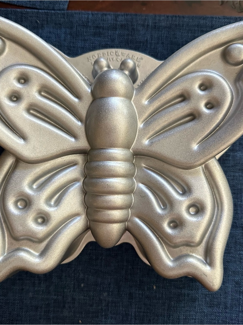 Nordic Ware Silver Butterfly Cake Pan